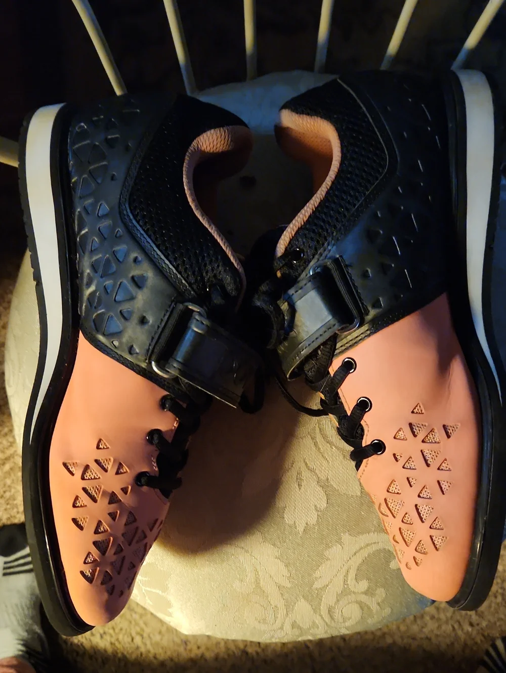 Adidas powerlift 3.1 Pink and Black weightlifting shoe